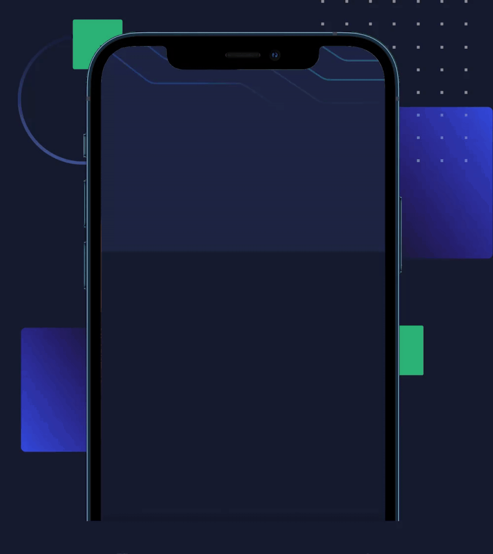 mobile app demo gif