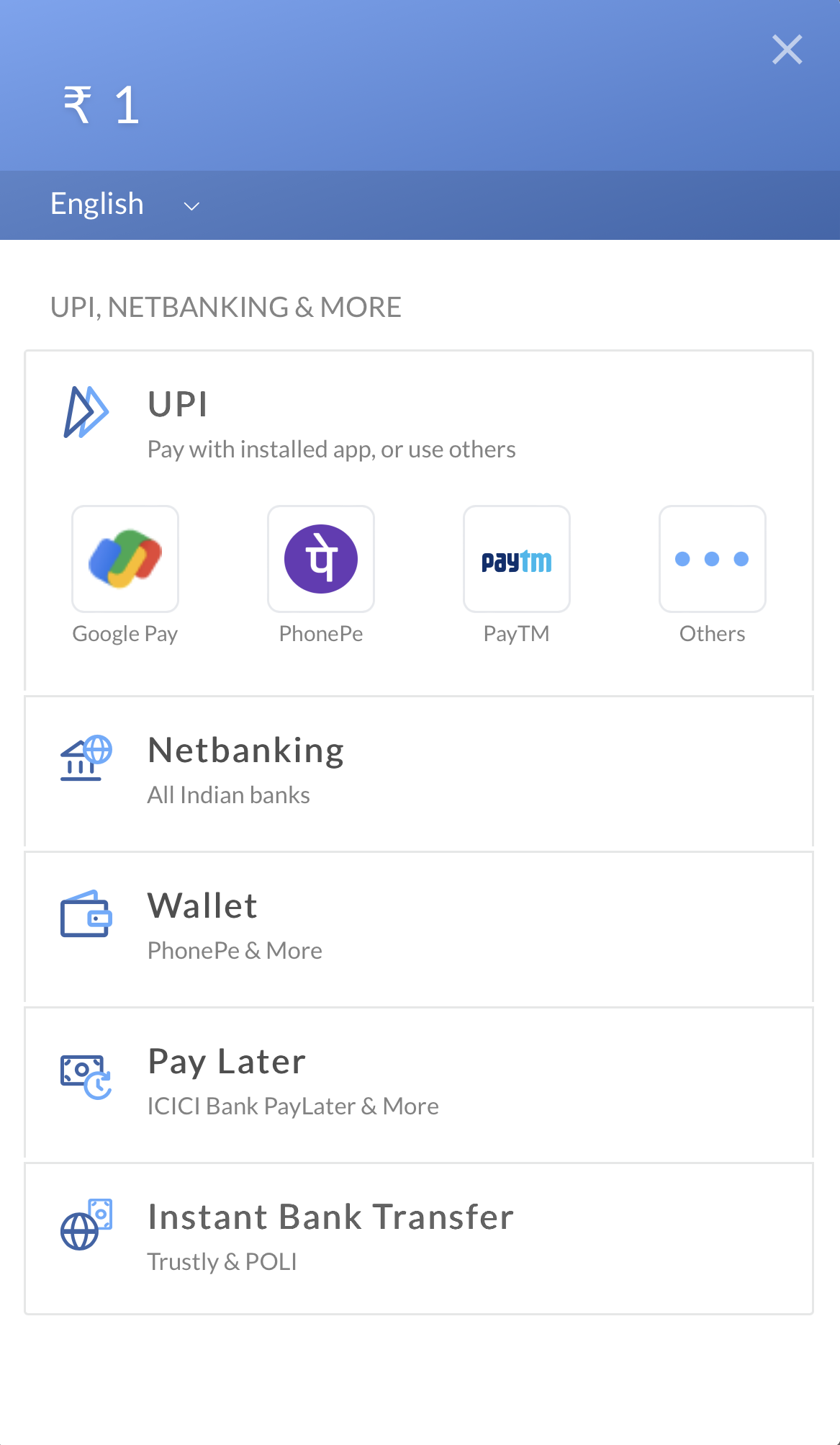 GooglePay Standard Checkout