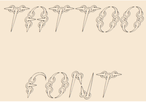 tattoo font generator preview