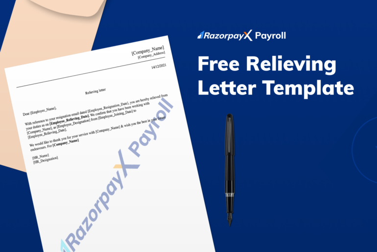 relieving letter meaning