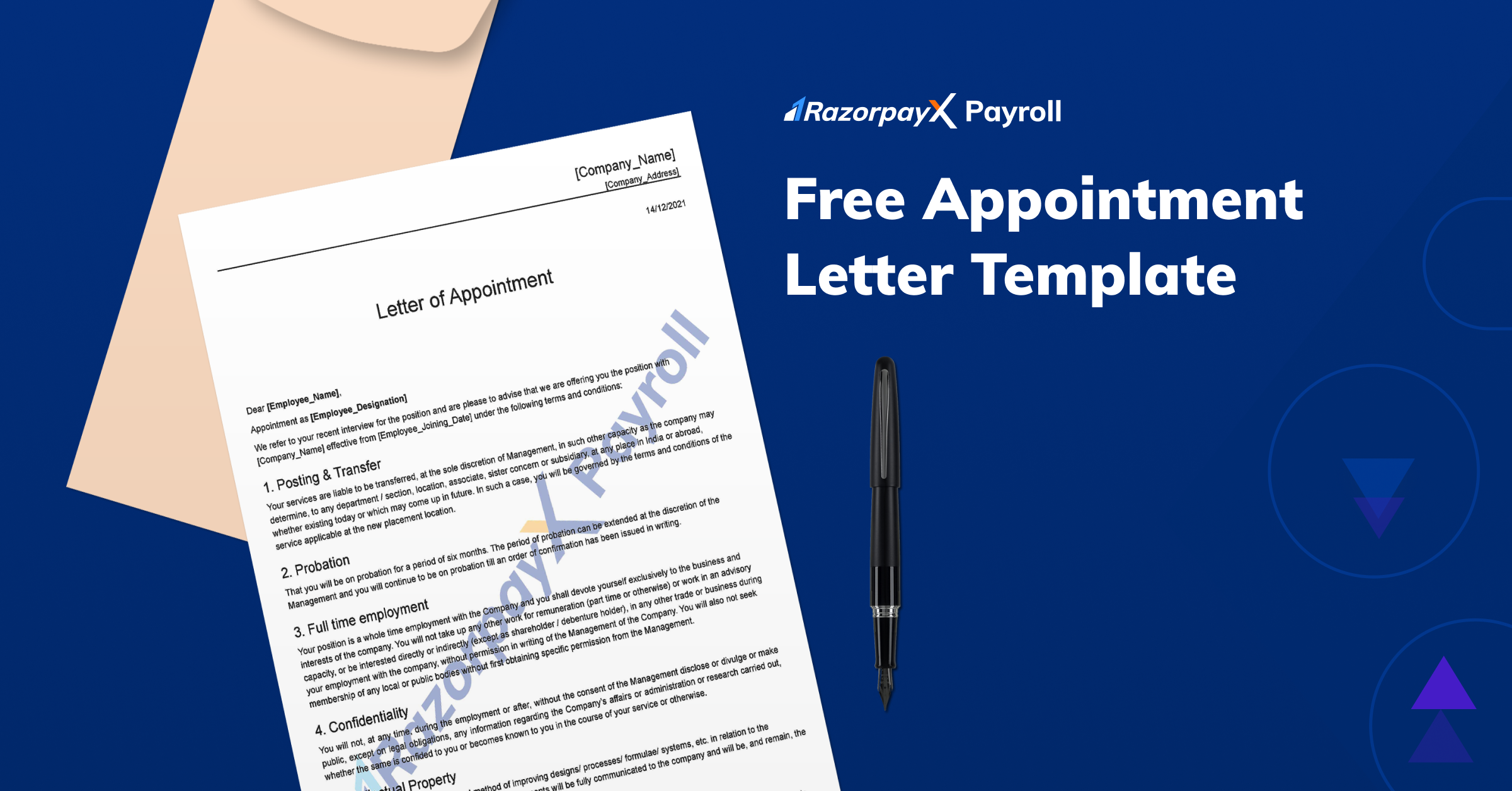 6 Appointment Letter Formats, Sample, Free Templates Razorpay Payroll