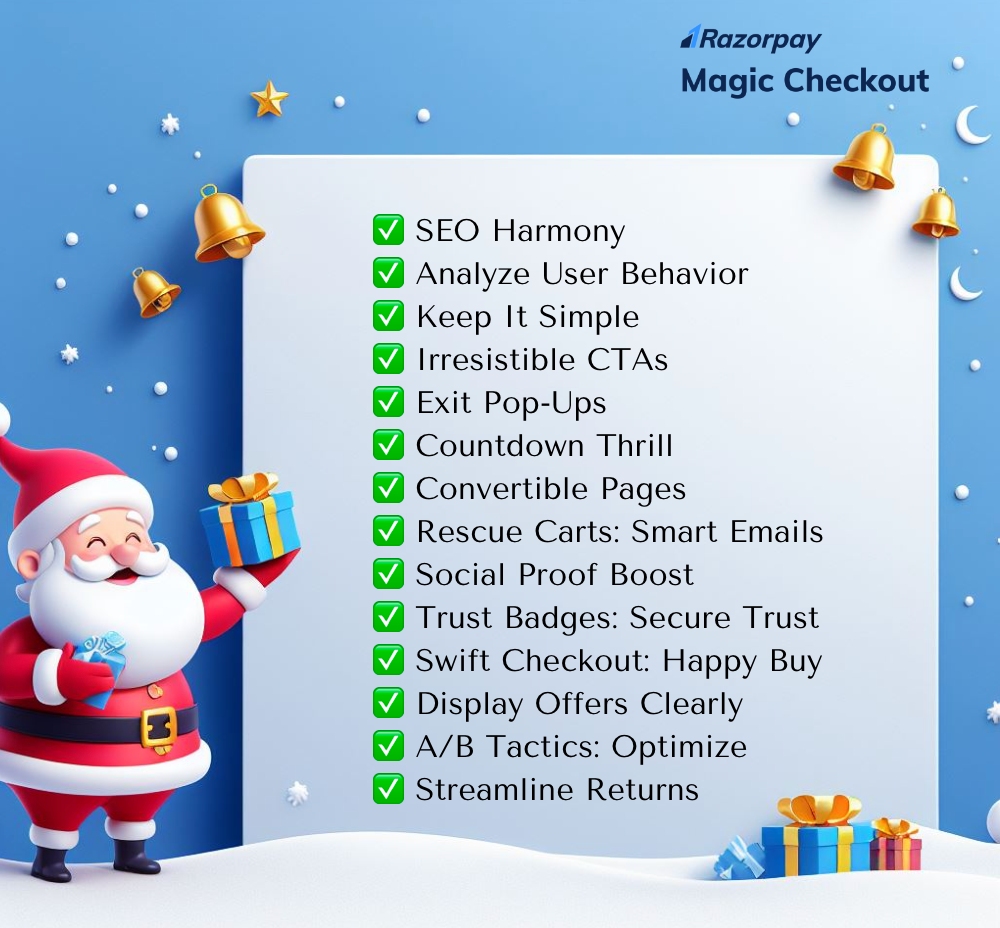 How to increase conversion rates this Christmas- Checklist