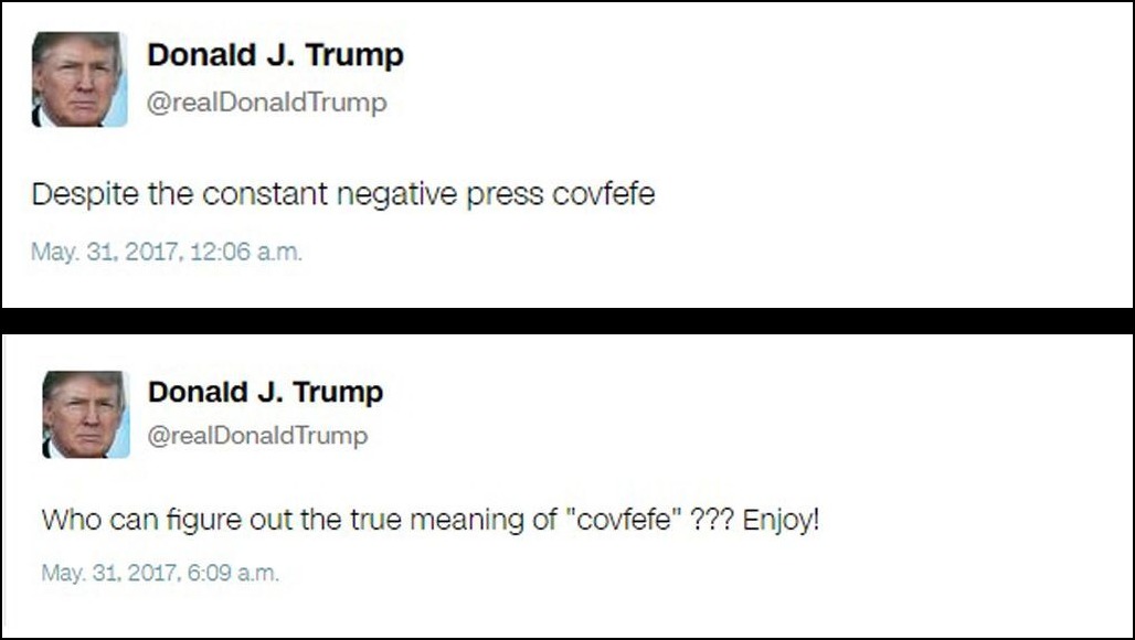 A screenshot of Donald J Trump's tweet