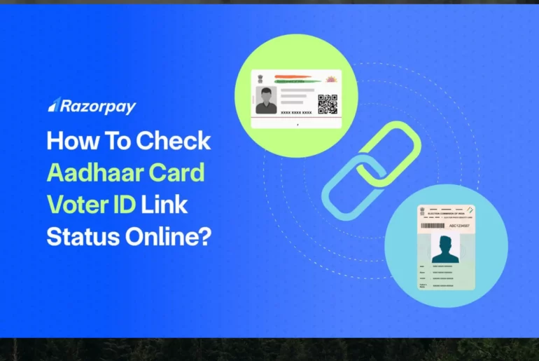 how to check aadhaar card voter id link status online