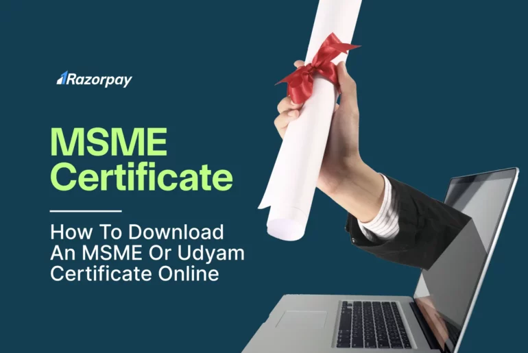 how to download msme certificate