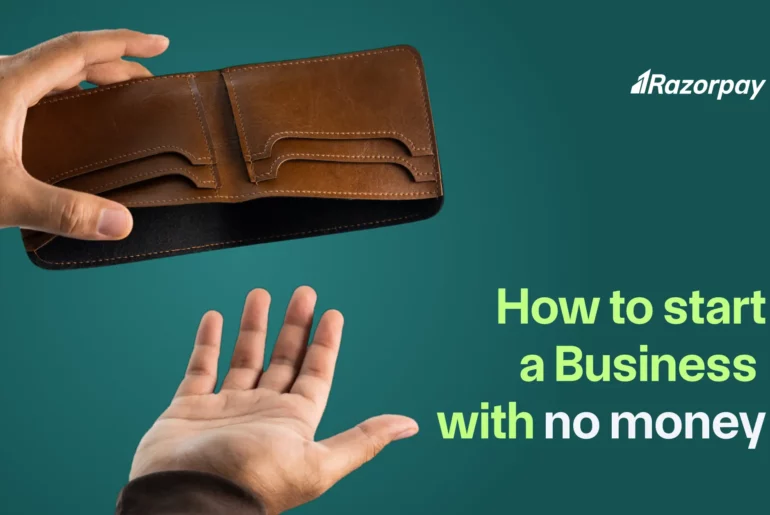 how to start a business without money