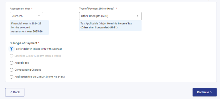 after payment how much time to link aadhaar to pan
