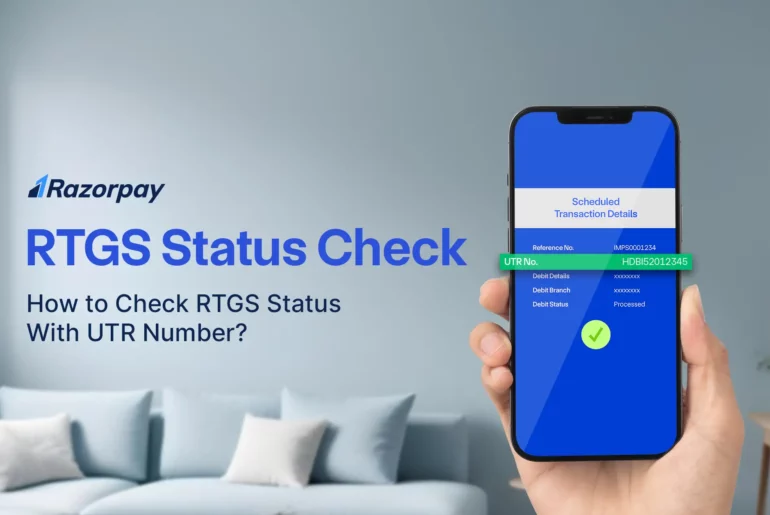 check rtgs status by utr number