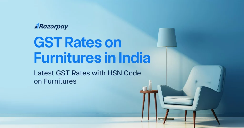 GST on Furniture Wooden Chairs, Tables, & Plywood GST Rates