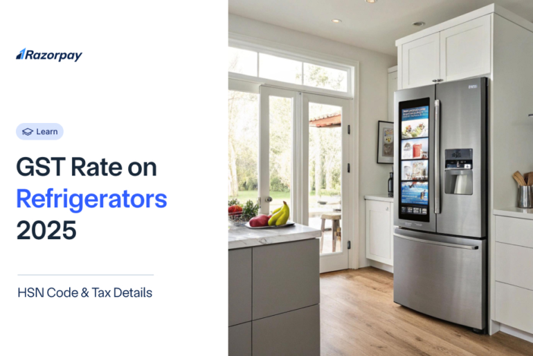GST Rate on Refrigerators
