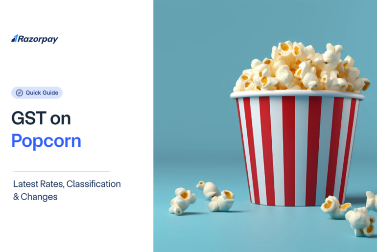 GST on Popcorn