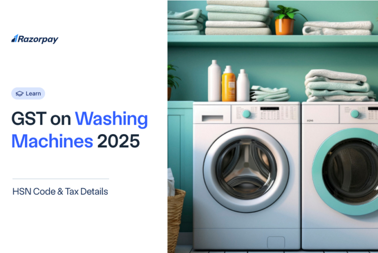 GST on Washing Machines