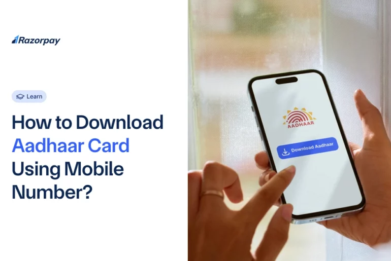 Download Aadhaar Card Using Mobile Number