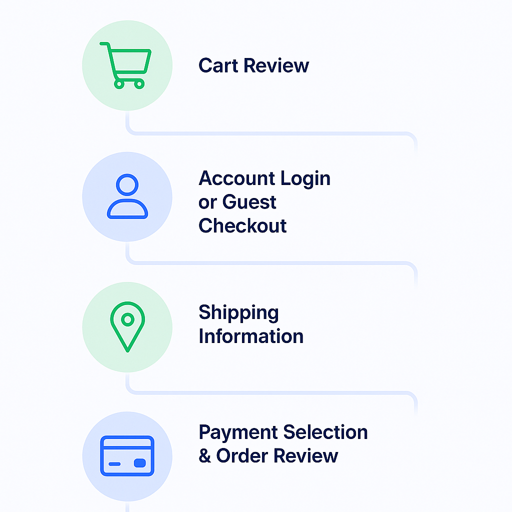 Define checkout- the checkout flow