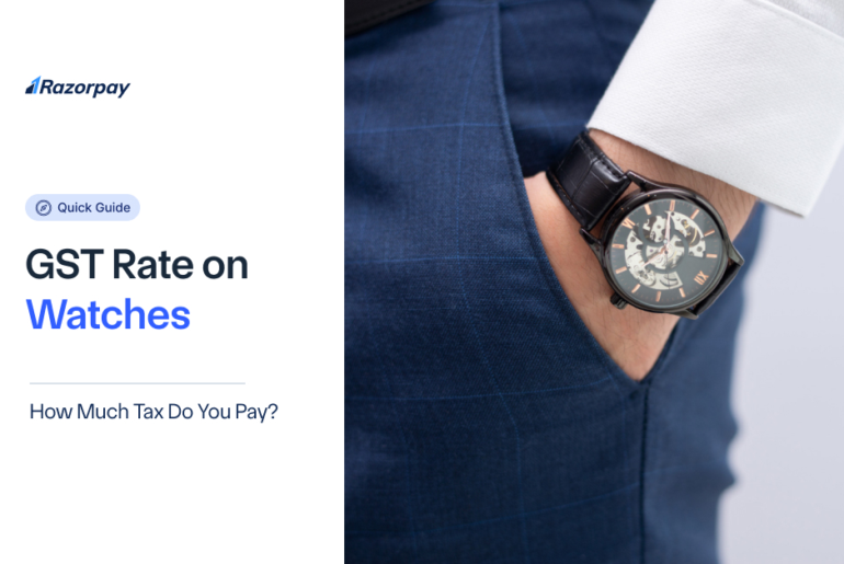 GST Rate on Watches