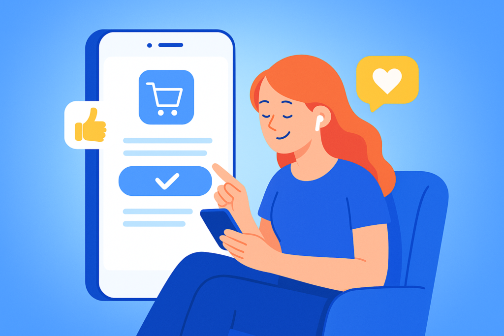 advantages of mobile commerce = improved UI/UX