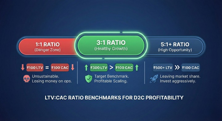 lifetime value <> customer acquisition cost ratio