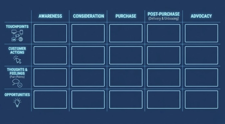 Components of a Customer Journey Map