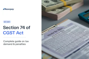 Section 74 of CGST Act