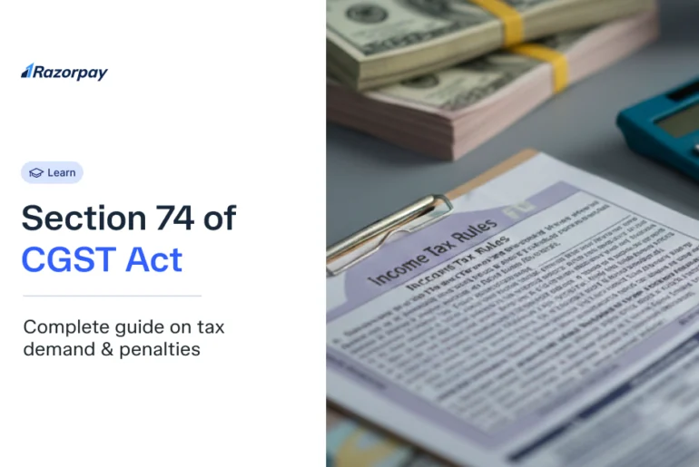Section 74 of CGST Act