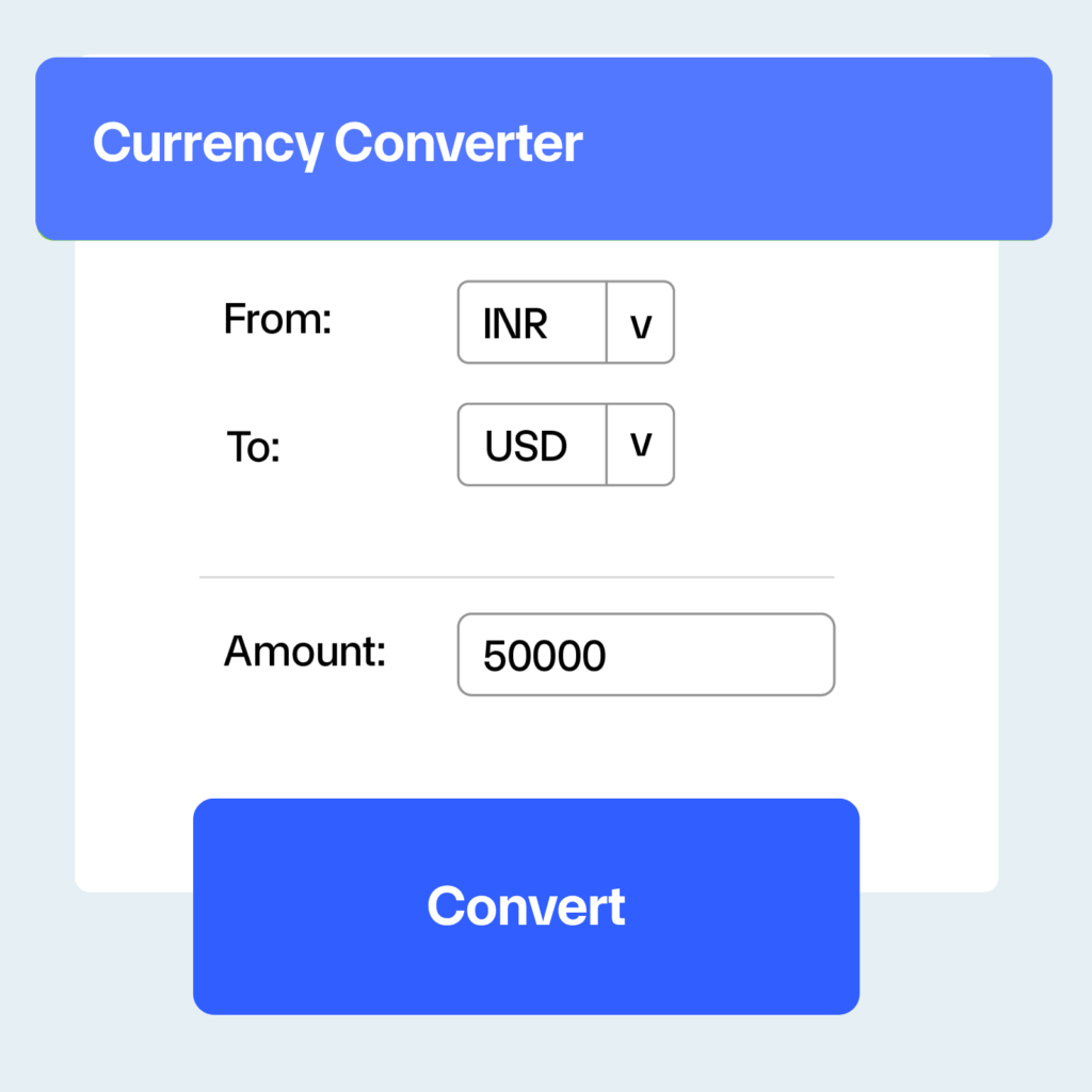Currency Converter – Real-Time Exchange Rate Calculator